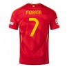 Spanien Alvaro Morata #7 Hemmatröja EM 2024 Korta ärmar